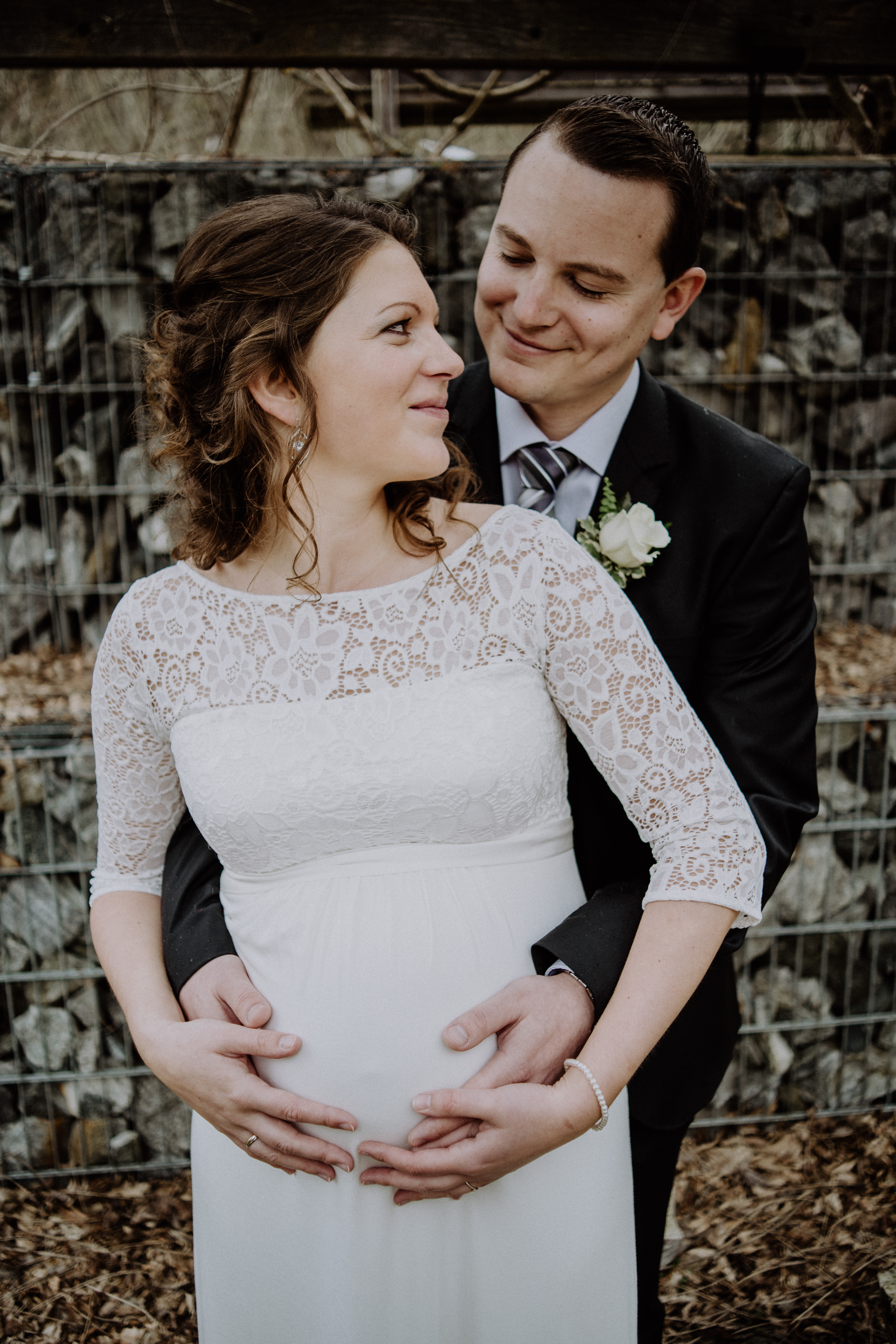 Babybauch Hochzeit