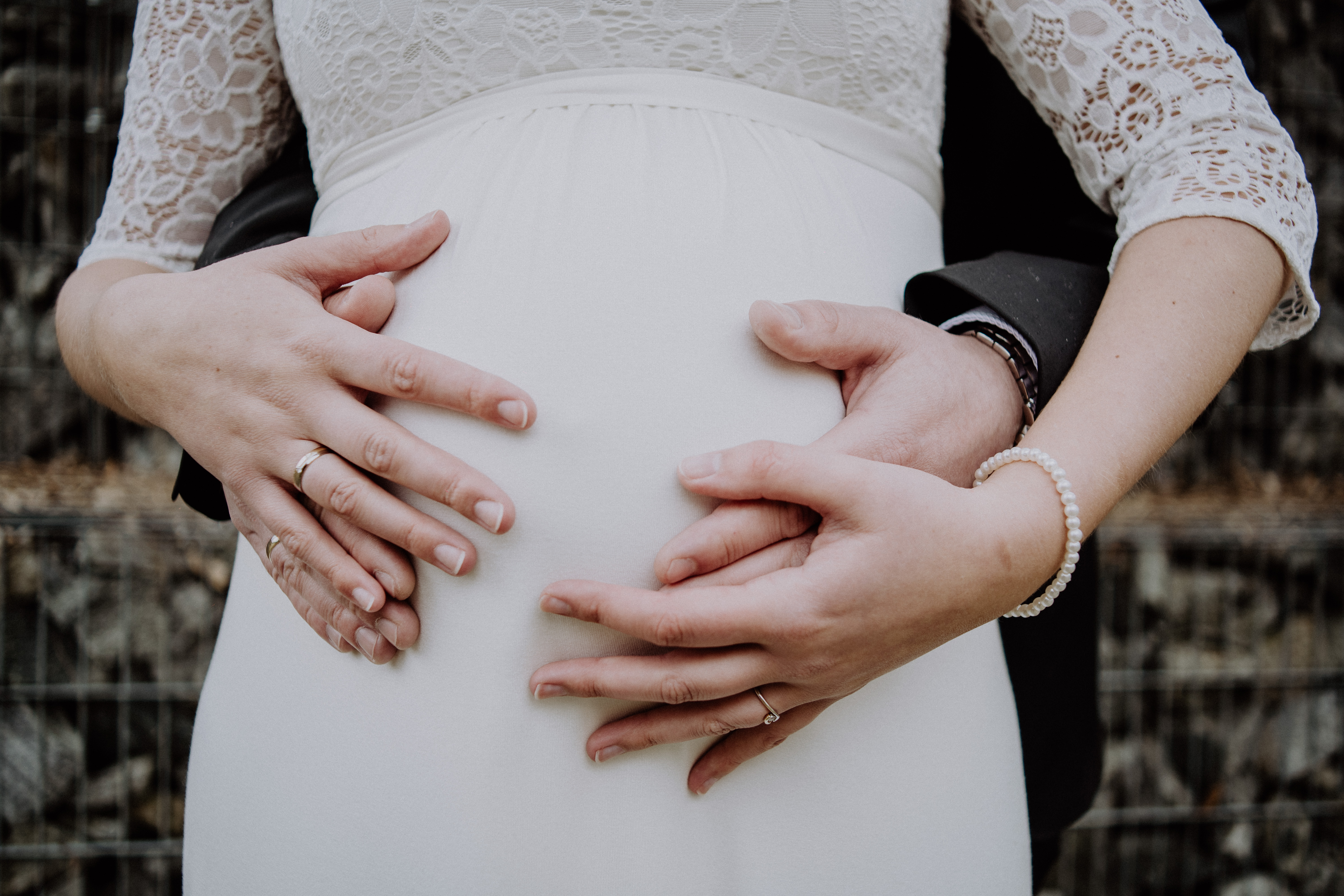 Babybauch Hochzeit