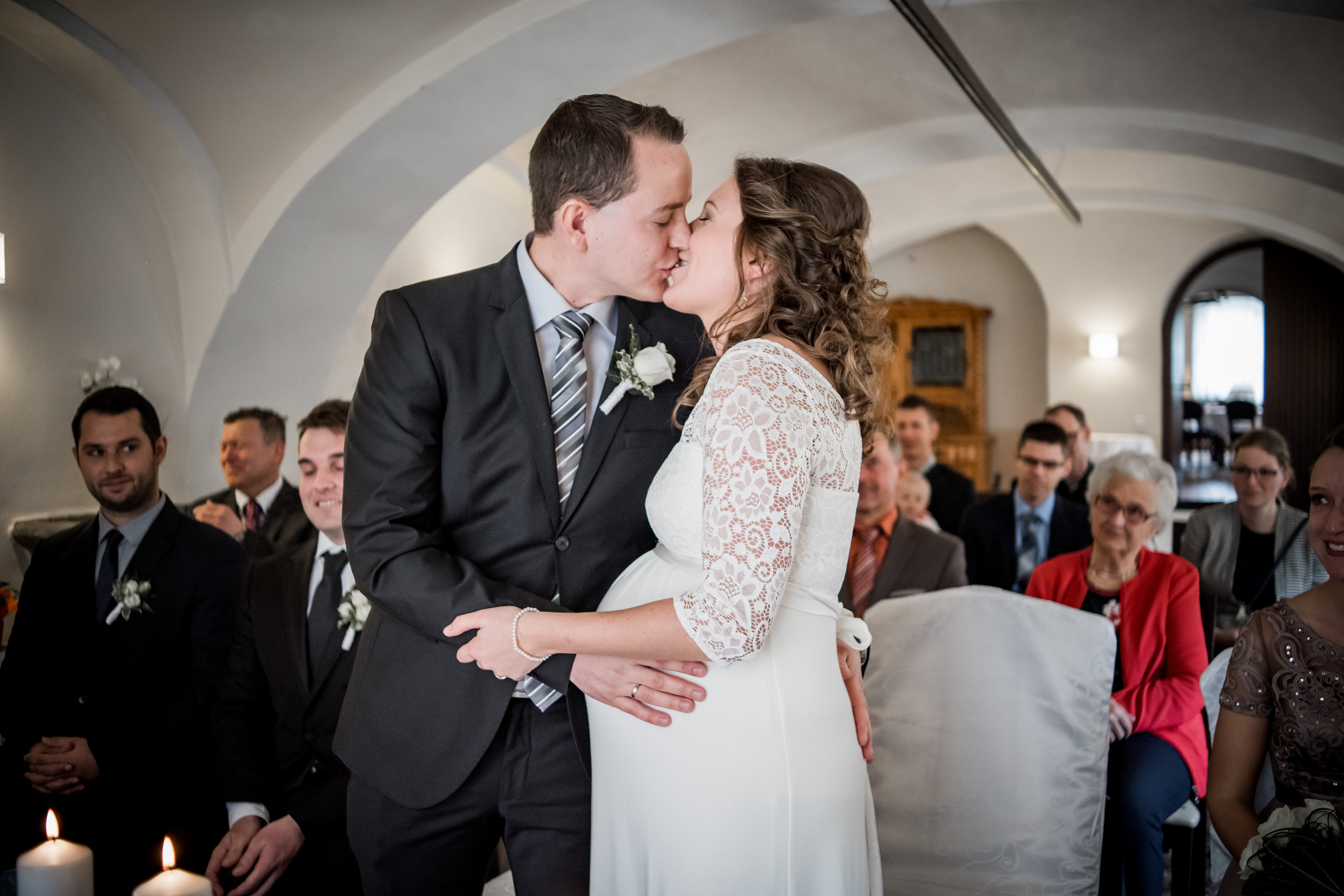Babybauch Hochzeit